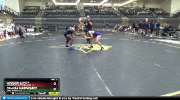 130 lbs Round 2 (8 Team) - Addison Loney, University Of The Ozarks vs Samara Markwardt, Carl Albert