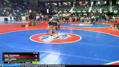 3 lbs Semifinal - Eric Thompson, Oconee County vs Zeke Harris, North Hall