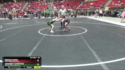 80 lbs Quarterfinal - Kennedy Hampton, Bobcat Wrestling Club vs Gracie Good, Piper Wrestling Club