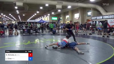 57 kg Cons 32 #1 - Nathan McCabe Jr., Avalanche Wrestling Association vs Leland Cline, Integrity Wrestling Club