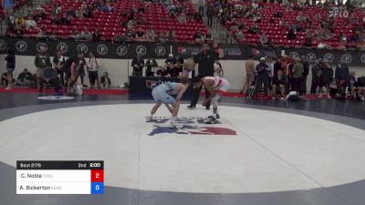 48 kg Cons 4 - Caleb Noble, Toss Em Up Wrestling Academy vs Austin Bickerton, Seasons Freestyle Club