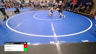 58 lbs Quarterfinal - Weston Myers, Pawhuska Elks Takedown vs Ryzen Johns, Collinsville Cardinal Youth Wrestling