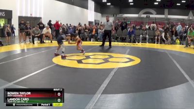 60 lbs Quarterfinals (8 Team) - Bowen Taylor, Heat Lightning vs Landon Caro, Team 922 (OH-PA)