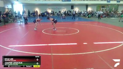 174 lbs Prelim - Kyle Lee, Roanoke College vs Cooper Leszczuk, Gettysburg College