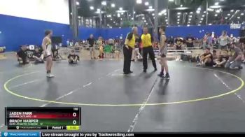 110 lbs Round 2 (4 Team) - Jaden Farr, Indiana Outlaws vs Brady Harper, Elite Athletic Club DZ