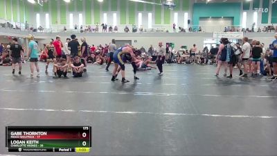 175 lbs Round 3 (4 Team) - Logan Keith, Charlotte Vikings vs Gabe Thornton, Pasco Wolfpack