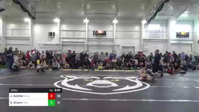 55 lbs Round 2 - Jack Schifer, Pursuit vs Stryker Brown, Grindhouse Wrestling Club