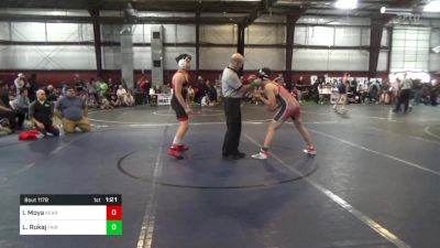 150 lbs Round Of 16 - Izael Moya, Kearny vs Luke Rukaj, Fair Lawn