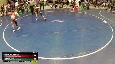 79 lbs Cons. Round 2 - Wiatt Tait, Iron Co Wrestling Academy vs Nikolas Jensen, Champions Wrestling Club