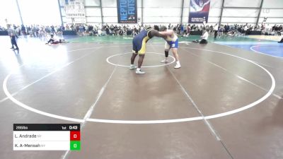 285 lbs Consi Of 32 #2 - Landon Andrade, NY vs Kweku Arthur-Mensah, NY