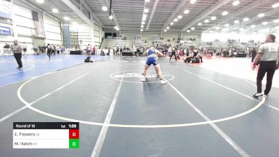 182 lbs Round Of 16 - Ethan Flowers, VA vs Morgan Hatch, WY