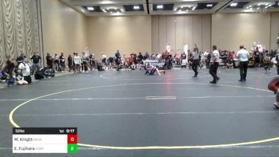 52 lbs Consolation - McCoy Knight, Wasatch WC vs Easton Fujihara, Honolulu WC