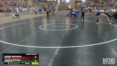 AA 138 lbs Champ. Round 1 - Riddeck Romano, Independence vs Jaxsen Nieuwsma, Oakland