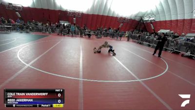 63 lbs Semifinal - Cole Train Vanderwerff, BAM vs Reed Akkerman, Wisconsin