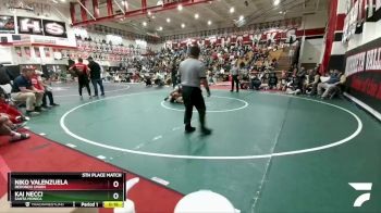 145 lbs 5th Place Match - Niko Valenzuela, Redondo Union vs Kai Necci, Santa Monica