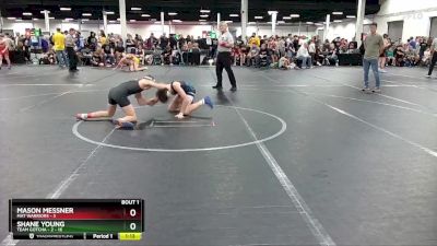 96 lbs Round 1 (4 Team) - Shane Young, Team Gotcha - 2 vs Mason Messner, Mat Warriors