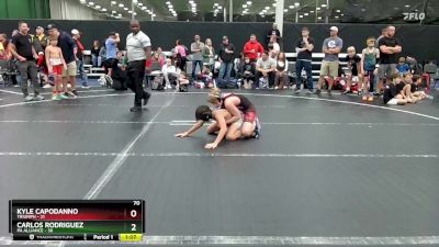 88 lbs Round 5 (8 Team) - Carlos Rodriguez, PA Alliance vs Kyle Capodanno, Triumph