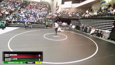 175 lbs Quarterfinal - Banks Love, Bingham vs Ben Brown, Davis