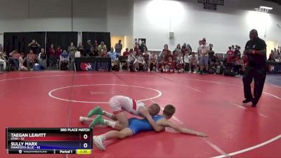 97 lbs Placement Matches (16 Team) - Taegan Leavitt, Utah vs Sully Marx, Minnesota Blue