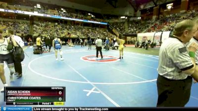 138 Class 4 lbs Semifinal - Aidan Schoen, Lafayette (Wildwood) vs Christopher Coates, Liberty