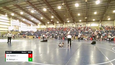 51 lbs Cons. Round 2 - Mason Haslem, Uintah Wrestling vs Rocko Oldroyd, Westlake