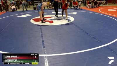 195 lbs Round 2 - Tyree Harris, Riverton USA Wrestling vs Jace Lijewski, Natrona Colts Wrestling Club