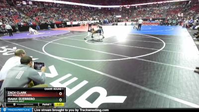 D1-145 lbs Champ. Round 1 - Zach Clark, New Berlin West/Eisen. vs Isaiah Guerrero, Waukesha West