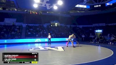 197 lbs Calvin Sund, Air Force vs Austin Cooley, West Virginia