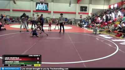 55 lbs Cons. Round 3 - Hendrix Cobb, Tuscaloosa Takedown Titans vs Jack Wurtele, Ironclad Wrestling Club