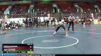 125 lbs Round 5 (6 Team) - Alex Saldana, Funky Monkeys Green vs Adrian Sigurani, Bad Bass WC