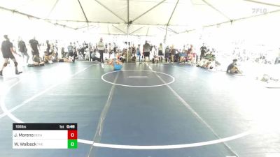 106 lbs Consi Of 4 - Joseph Moreno, Oceanside WC vs Wyatt Walbeck, The Club