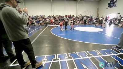 76 lbs Rr Rnd 2 - Abe Shaffer, R.A.W. vs Nolan Evans, Hilldale Youth Wrestling Club