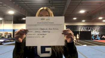 Franklin High School [Small Varsity] 2021 UCA February Virtual Challenge