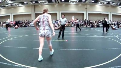 136 lbs Consi Of 32 #2 - Lily Kostur, Walden Grove vs Isabella Sermana, Silverback WC