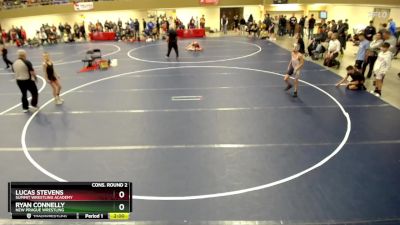 77 lbs Cons. Round 2 - Lucas Stevens, Summit Wrestling Academy vs Ryan Connelly, New Prague Wrestling