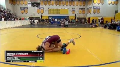 113 lbs Quarterfinal - Talyn Fisk, Osceola (Kissimmee) vs Charlie Smiarowski, Riverdale