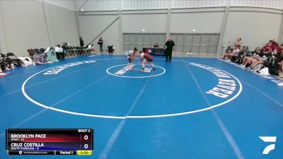 122 lbs Round 1 (8 Team) - Brooklyn Pace, Utah vs Cruz Costilla, South Carolina