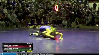 184 lbs Parker Keckeisen, Northern Iowa vs Anthony Carman, West Virginia