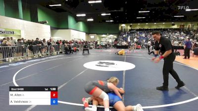 124 lbs Quarterfinal - Molly Allen, IA vs Alejandra Valdiviezo, CA