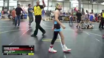 78 lbs Finals (8 Team) - Lyric Hetzer, Team Gotcha vs Chase Watkinson, Team Iowa Red