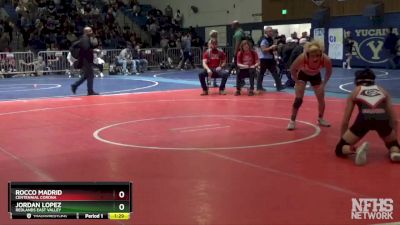 113 lbs Quarterfinal - Rocco Madrid, Centennial Corona vs Jordan Lopez, Redlands East Valley