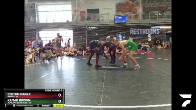 170 lbs Semis & 3rd Wb (16 Team) - Colton Daigle, Rayne vs Kamar Brown, Alabama Elite Blue