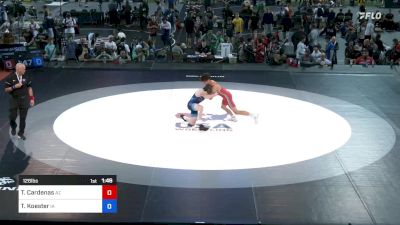 126 lbs Semis - Travis Cardenas, Arizona vs Timothy Koester, Iowa