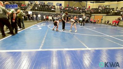 80 lbs 5th Place - Brody Schechter, Perry Wrestling Academy vs Cash Goodner, Standfast