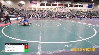 135 lbs Round Of 64 - Brock Kenney, Durham Wrestling Club vs Nicholas Yamas, Team Coalinga