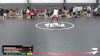 132 lbs Champ. Round 1 - Giovanni Silva, USA Cobra Wrestling/ Liberty Kids vs Rosendo Aparicio, Victory Wrestling-Central WA