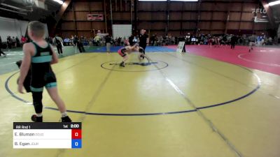 90 kg Rr Rnd 1 - Everett Bluman, Doughboy Wrestling vs Brennon Egan, Journeymen