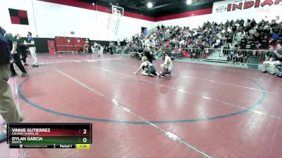 132 lbs Champ. Round 1 - Vinnie Gutierrez, Calvary Chapel SA vs Dylan Garcia, Bonita