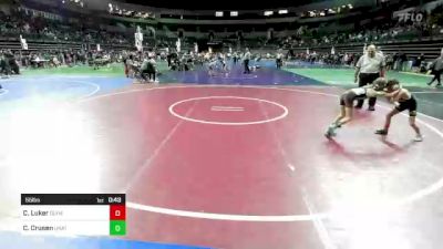 55 lbs Quarterfinal - Cameron Luker, Olympic vs Caiden Crusen, Unattached