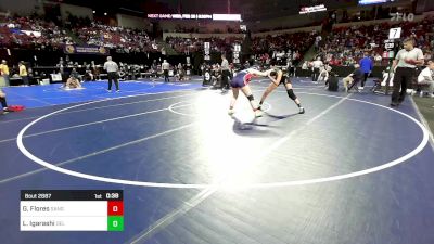 145 lbs Consi Of 16 #2 - Gabriela Flores, Sanger vs Leilani Igarashi, Del Oro